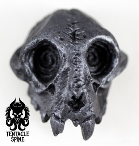 Black Silver Chimera Skull