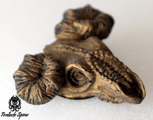 Bronze Ra Skull 