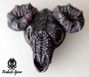 Burnt Pink Ra Skull 