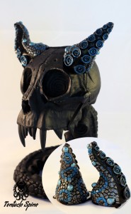 Blue Ring Kracken Horns