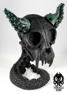 Green Lies Kraken Horns