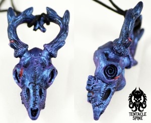 Purple Blue Metallic Battle Scarred Stag