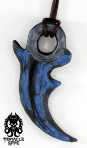Mottled Blue and Black Harpy Claw